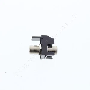Legrand On-Q Brown Keystone Coaxial Cable Jack Nickel F-Type Recessed WP3481-BR - Picture 1 of 5