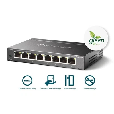 TP-Link 8 Port Gigabit Switch (TL-SG108E) - Image 1 of 4
