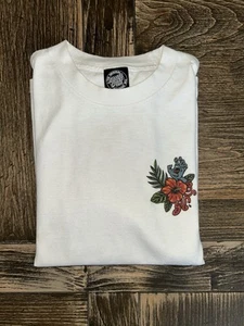 Junior Girls Size Small Short Sleeve White Santa Cruz T Shirt - Picture 1 of 6