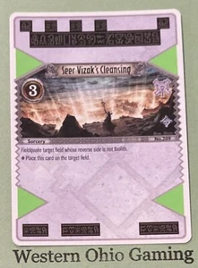 The Eye of Judgment Seer Vizak's Cleansing #209 USED Rare Sony PS3 Set 2 - Picture 1 of 2