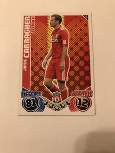 Match Attax 2010/2011 Jamie Carragher Liverpool Defender 168 - Picture 1 of 7