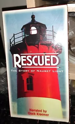 NEW/SEALED RARE RESCUED THE STORY OF NAUSET LIGHT narrated by chuck kraemer VHS - Imagem 1 de 4