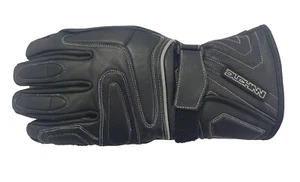 DUCHINNI ARCTIC WATERPROOF THERMAL LEATHER WINTER MOTORCYCLE MOTORBIKE GLOVES - Picture 1 of 10
