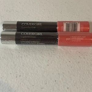 2 Stück COVERGIRL LIP PERFECTION JUMBO GLANZ BALSAM 217 FROSTED CHERRY Twist Neu - Bild 1 von 4