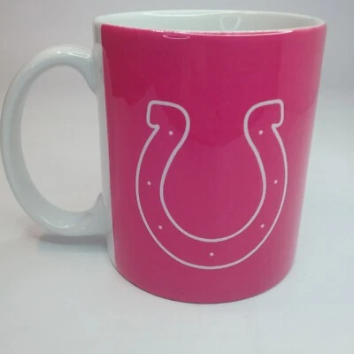 Colts Pink/ White Horseshoe Logo Mug | Excellent Condition  Foto 1 de 4