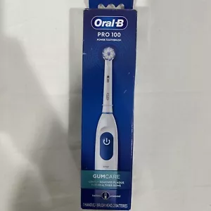 Oral-B Pro-Health Gum Care 1 Toothbrush + 2 Batteries Included White/Blue NEW - Picture 1 of 5
