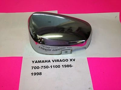 YAMAHA VIRAGO XV 1000 LEFT SIDE CHROME VACUUM COVER - Image 1 of 3