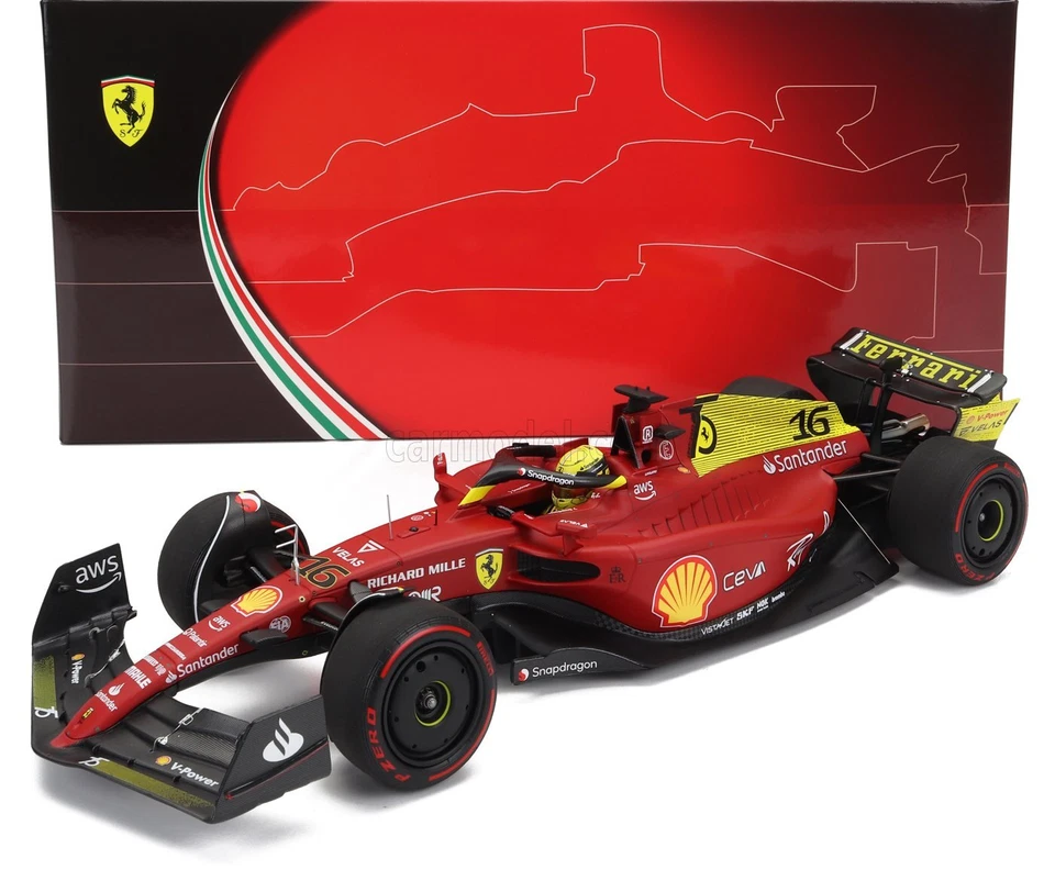 Ferrari F1-75 Charles Leclerc 2nd Italian Gp 2022 1 18 Model BBR