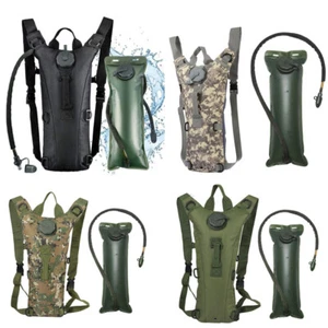 Tactical Outdoor Water Bag Backpack 3L Hiking Camping Cycling Sports Portable - Picture 1 of 18