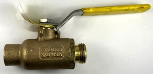 Apollo - Brass 3/4" Sweat x Male Hose GHT Ball Valve - 70-204-HC *Without Cap* - Picture 1 of 4