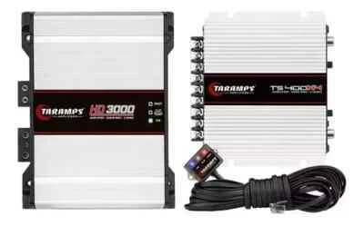 TARAMPS - HD 3000 - 2ohm - 3000 Watt 1 canale + TS 400x4 - 2ohm - 4 canali. - Immagine 1 di 4