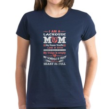 CafePress Lacrosse Mom T Shirt Women's Cotton T-Shirt (1767437533)