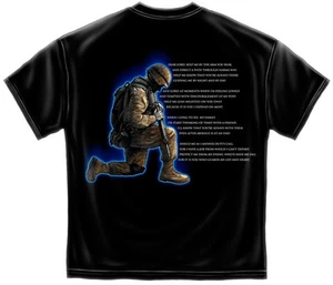 New SOLDIERS PRAYER T SHIRT - Picture 1 of 2