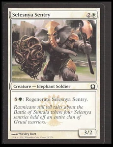 Tarjeta Common Return to Ravnica CB-1-3-B-59 Selesnya Sentry 21 Magic The Gathering - Imagen 1 de 7
