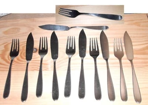 WMF 90er Silberauflage - 3100 Bauhaus - 12teiliges Fischbesteck  - gut - anschau - Bild 1 von 1