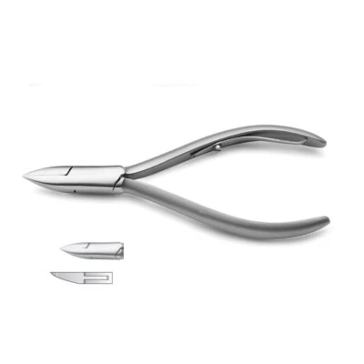 Tronchesino per unghie pedicure manicure tronchese AURORE ROUND INOX 720 11-13mm - Immagine 1 di 4