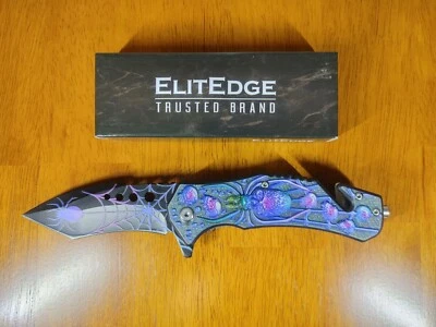 Carpeta araña 3D ElitEdge 4,75" instantánea revestimiento táctico bloqueo #10-A34MC Foto 1 de 4