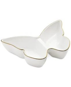 Martha Stewart 267043 Collection Easter Butterfly Divided Dish Tray - Picture 1 of 2