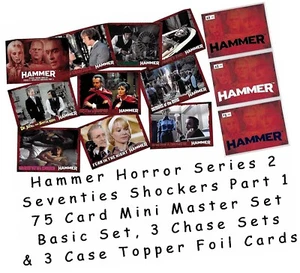Hammer Horror Serie 2 70er Shockers 1 - 75 Karten Mini Master Set - Basic & Chase - Bild 1 von 15