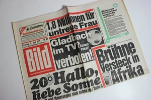 BILDzeitung 08.05.1979 Mai 8.5.1979 Geschenk Geburtstag 41. 42. 43. 44. - Bild 1 von 2