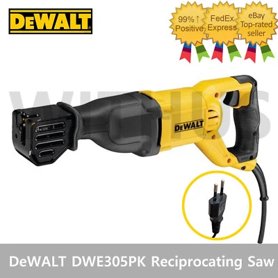 DeWALT DWE305PK 1100W Corded Reciprocating Saw AC 220V / 60Hz Only - Tracking - Image 1 of 2