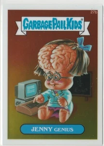 Jenny Genius #27b Garbage Pail Kids GPK 2013 Chrome Series 1 CS1 - Picture 1 of 2