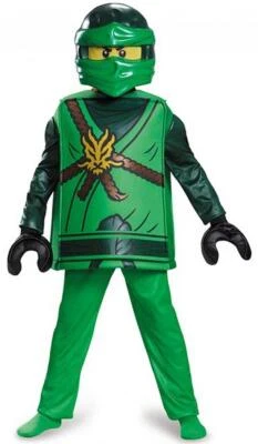 Lloyd Deluxe Lego Ninjago Ninja Toy Fancy Dress Up Halloween Child Costume - Image 1 of 2