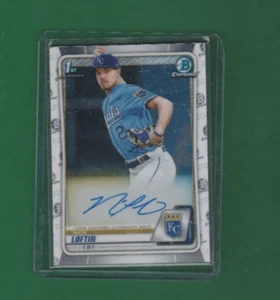 2020 Bowman Chrome Topps Autograph Issue # CDA-NL Nick Loftin - Bild 1 von 2