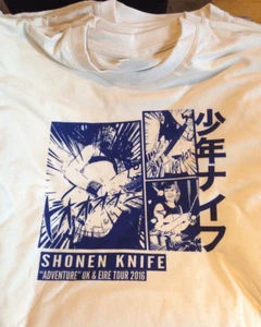 VTG band Shonen Knife band white T-shirt Unisex All sizes S to 45Xl 1F1885 - Picture 1 of 2
