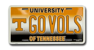 TENNESSEE FREIWILLIGE AUTO LKW ANHÄNGER NUMMERNSCHILD GO VOLS METALLSCHILD UNIVERSITÄT - Bild 1 von 1