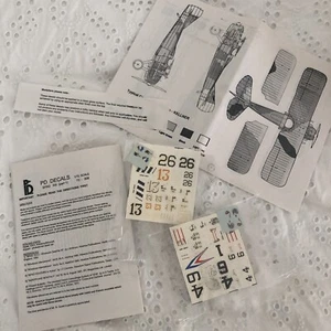 PD decals 1/72 72-008 SPAD XIII PT 1 2 Revell ESCI Academy Minicraft - Picture 1 of 10