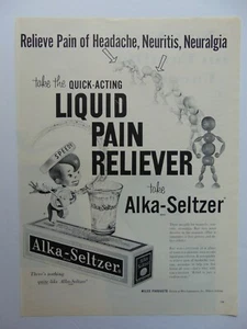 ALKA-SELTZER 1959 mit SPEEDY Printanzeige - Bild 1 von 1