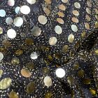 Knitted 6mm Sequin Dot Sparkly Fancy Dress Dance Display Backdrop Decor Fabric