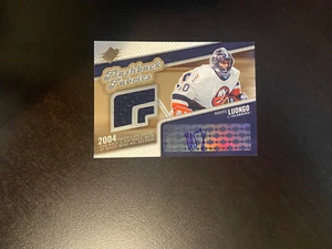 2005-06 Upper Deck SPx ROBERTO LUONGO Flashback Fabrics Jersey Auto RARE - Picture 1 of 2