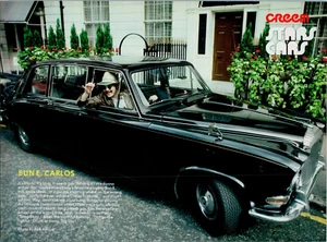CHEAP TRICK BUN E. CARLOS CREEM STARS CAR 1980 MAG POSTER PUBBLICITARIO 8,25" X 11" - Foto 1 di 1