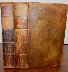 THE ILIAD OF HOMER in Cowper’s Verse Translation 2V. 1838 Scarce 1st US Edition - Imagen 1 de 9