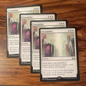 4X DEPOPULATE X4 Streets Of New Capenna SNC Magic MTG NM - Picture 1 of 1