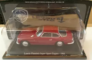 DIE CAST "LANCIA FLAMINIA SUPER SPORT ZAGATO 1964" + HARD CASE BOX2 1/43 SCALE - Picture 1 of 1