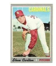 STEVE CARLTON 1970 TOPPS #220 $30.00 NEW YORK METS HALL OF FAME