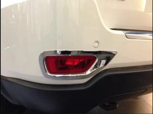 ABS Chrome Rear Bumper Fog Light Lamp Cover For Jeep Grand Cherokee 2011-2017 - Picture 1 of 5