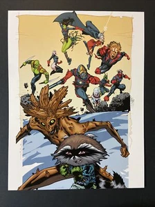 Guardians Of The Galaxy COVER Poster 11"x14" Marvel Comics - Picture 1 of 1