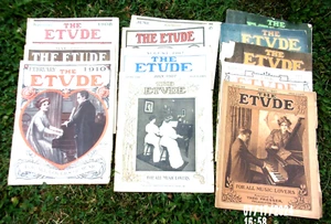 1X Random Antique 1905-1913  ETUDE Piano Sheet MUSIC MAGAZINE One Issue - Picture 1 of 10