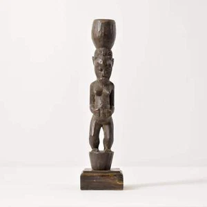 Senufo Figural Rhythm Pounder on Custom Base Cote d'Ivoire - Picture 1 of 15
