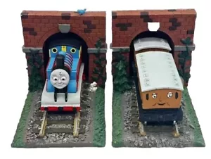 Thomas Friends Tank Engine Clarabel Book Ends 1997 Britt Allcroft VGC SHIPS FAST - Picture 1 of 23