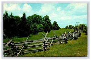 Postkarte: KY Rail Fence, Abraham Lincoln Birthplace, Kentucky - unbesendet - Bild 1 von 2