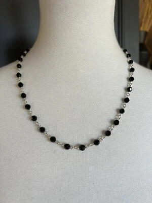 Nuevo Auténtico Collar Pulsera Chan Luu Negro Cristal Swarovski Foto 1 de 4