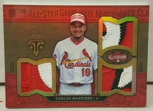 2016 Triple Threads Carlos Martinez All Star Game Triple Patch #8/9 - Picture 1 of 1