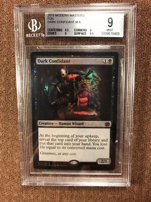 Dark Confidant FOIL (BGS 9) Graded, Modern Masters 2015, MTG, Modern, EDH - Image 1 of 4