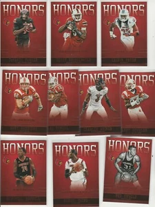 Louisville 2016 juego completo de inserciones Honors 1-10 Bridgewater Parker Harrell Wes - Imagen 1 de 2