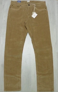 FAHERTY MENS 35 X 34 CORDUROY PANTS RAW UMBER BROWN ORGANIC COTTON STRETCH JEANS - Picture 1 of 16